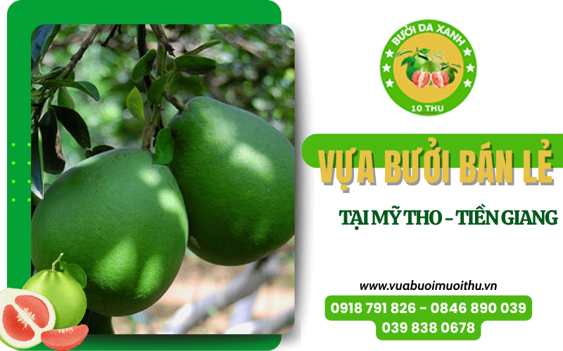 Vựa bưởi bán lẻ tại Mỹ Tho